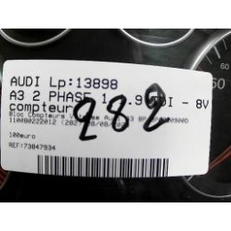 Compteur Audi A3 8P...