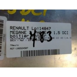 boitier moteur de RENAULT...