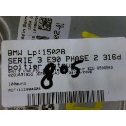 boitier moteur  de BMW...