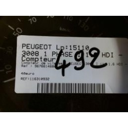 Compteur de PEUGEOT 3008 1...